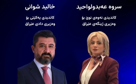 کاندیدی وەزیری ژینگە و داد دیاریکرا