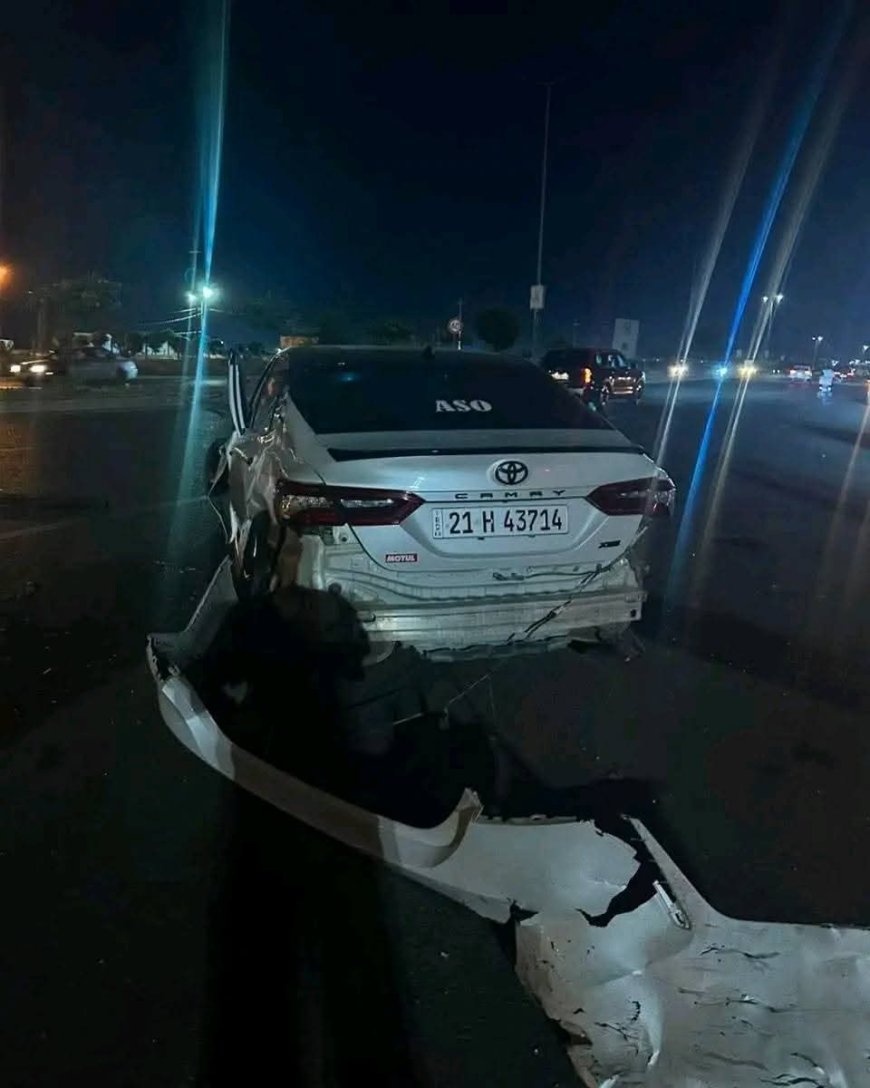 ڕووداوێکی هاتووچۆی سەخت لەسەر ڕێگای فڕۆکەخانەی کەرکوک ڕوویدا