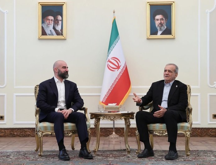بافڵ تاڵەبانی و سەرۆکی ئێران کۆبوونەوە